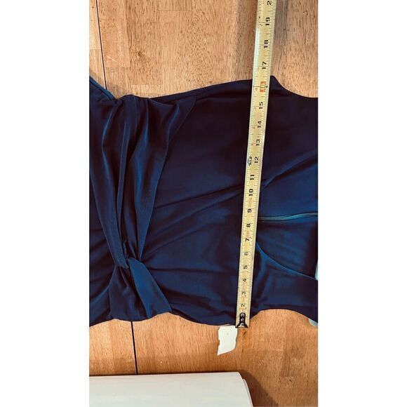 Lauren Ralph Lauren Black Label Navy Blue Sleeveless Dress Size 4/6 - Picture 7 of 9